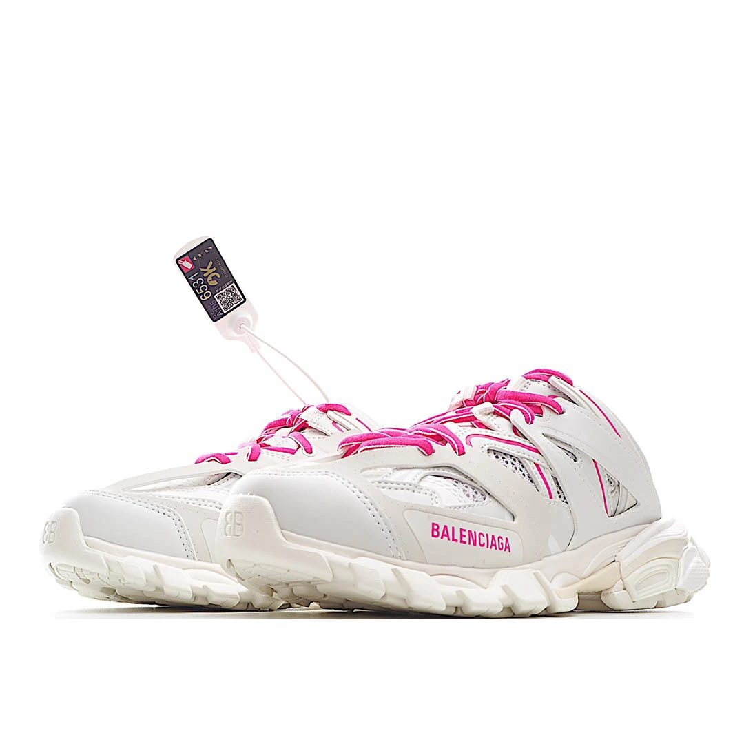 Balenciaga Sneaker Tess s.Gomma MAILLE WHITE/ORANGE