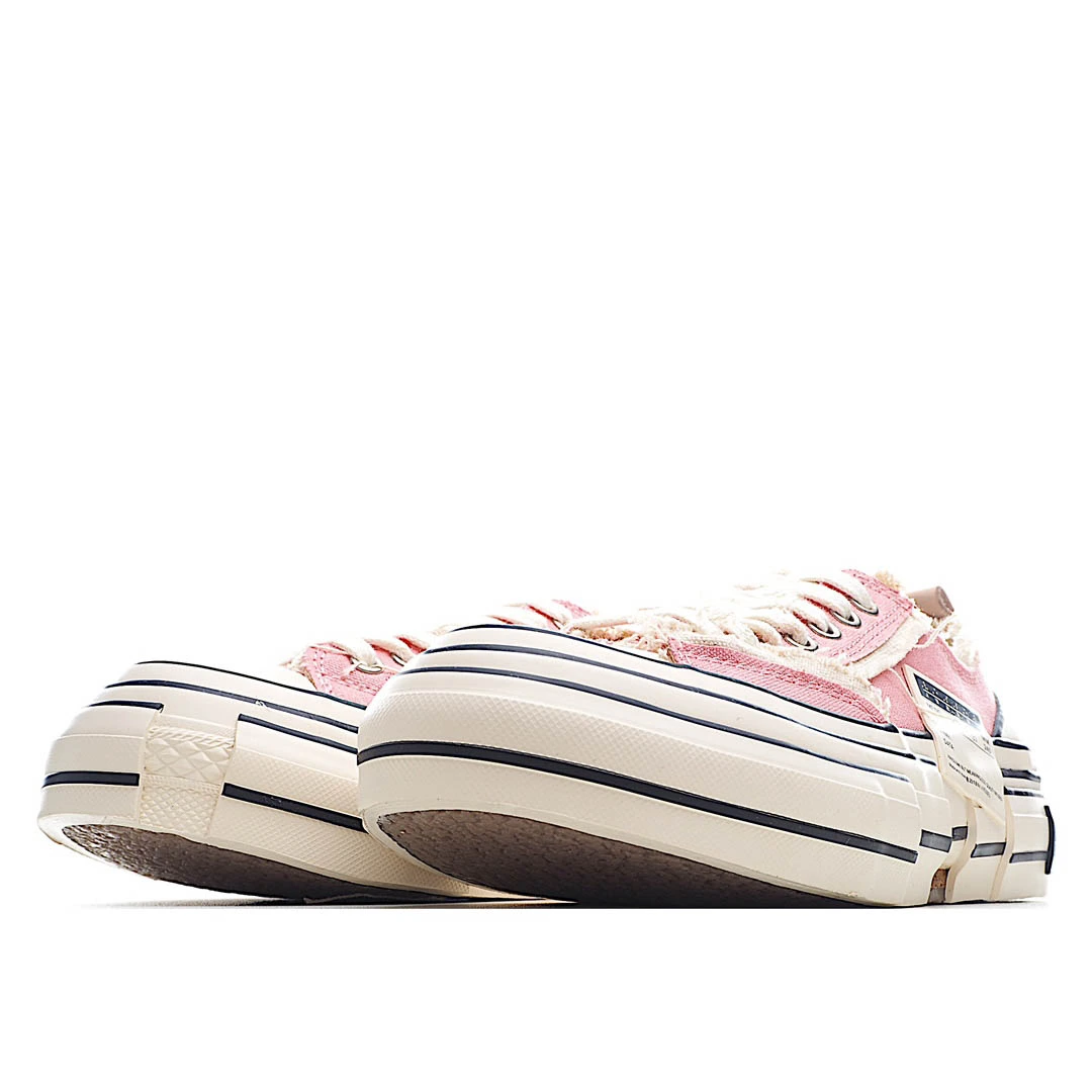 x VESSEL GOP Low canvas vulcanized sneakers