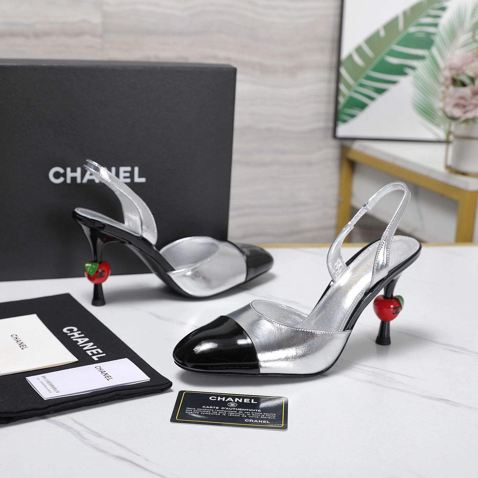 Chanel 26SS Apple and Slingback Sandals