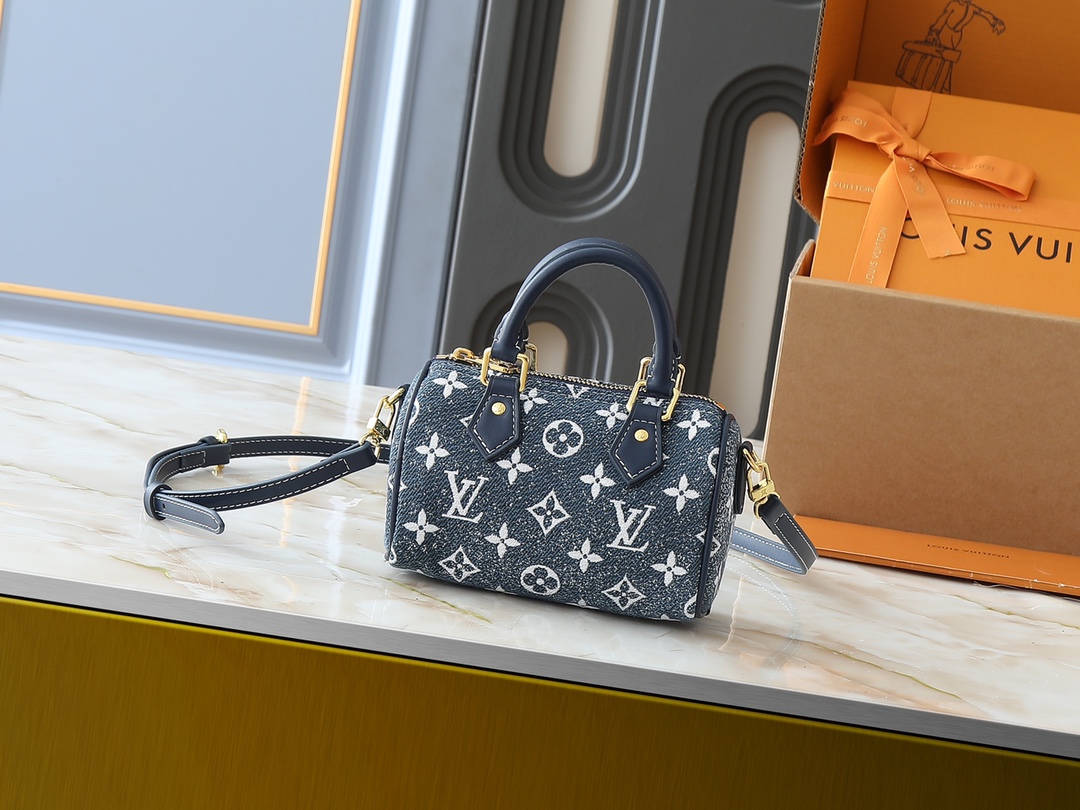 Louis Vuitton Demin Nano Speedy