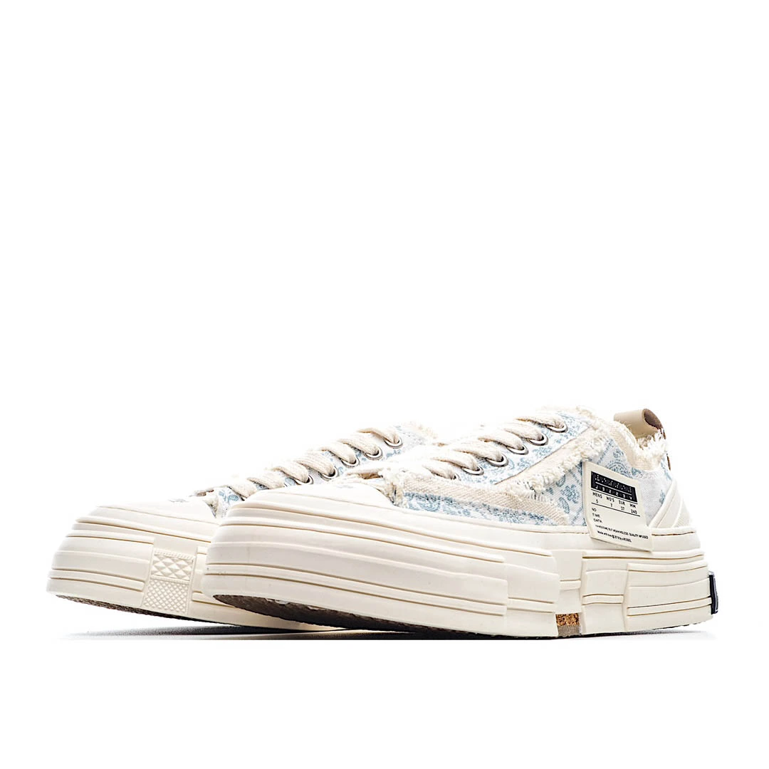 x VESSEL GOP Low canvas vulcanized sneakers