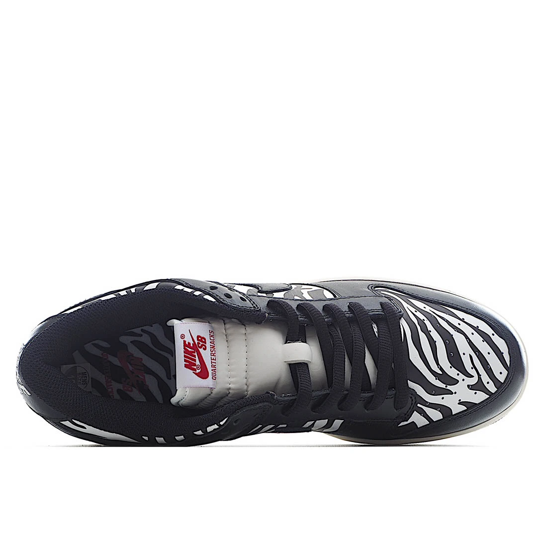 Nike Quartersnacks X Dunk SB Low&ldquo;Zebra 黑