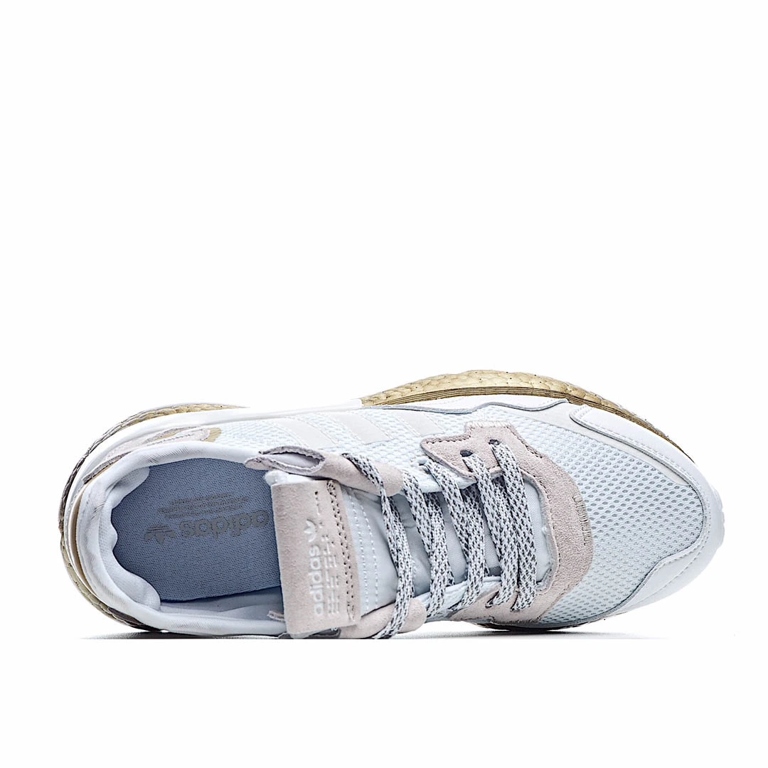 Adidas Wmns Nite Jogger 'White Gold Metallic'