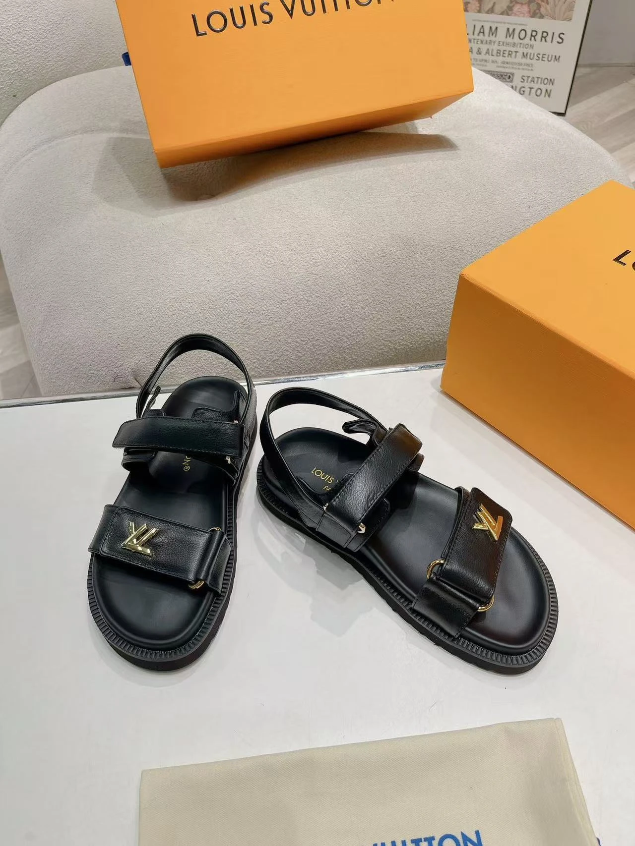 LV Flat Sandals