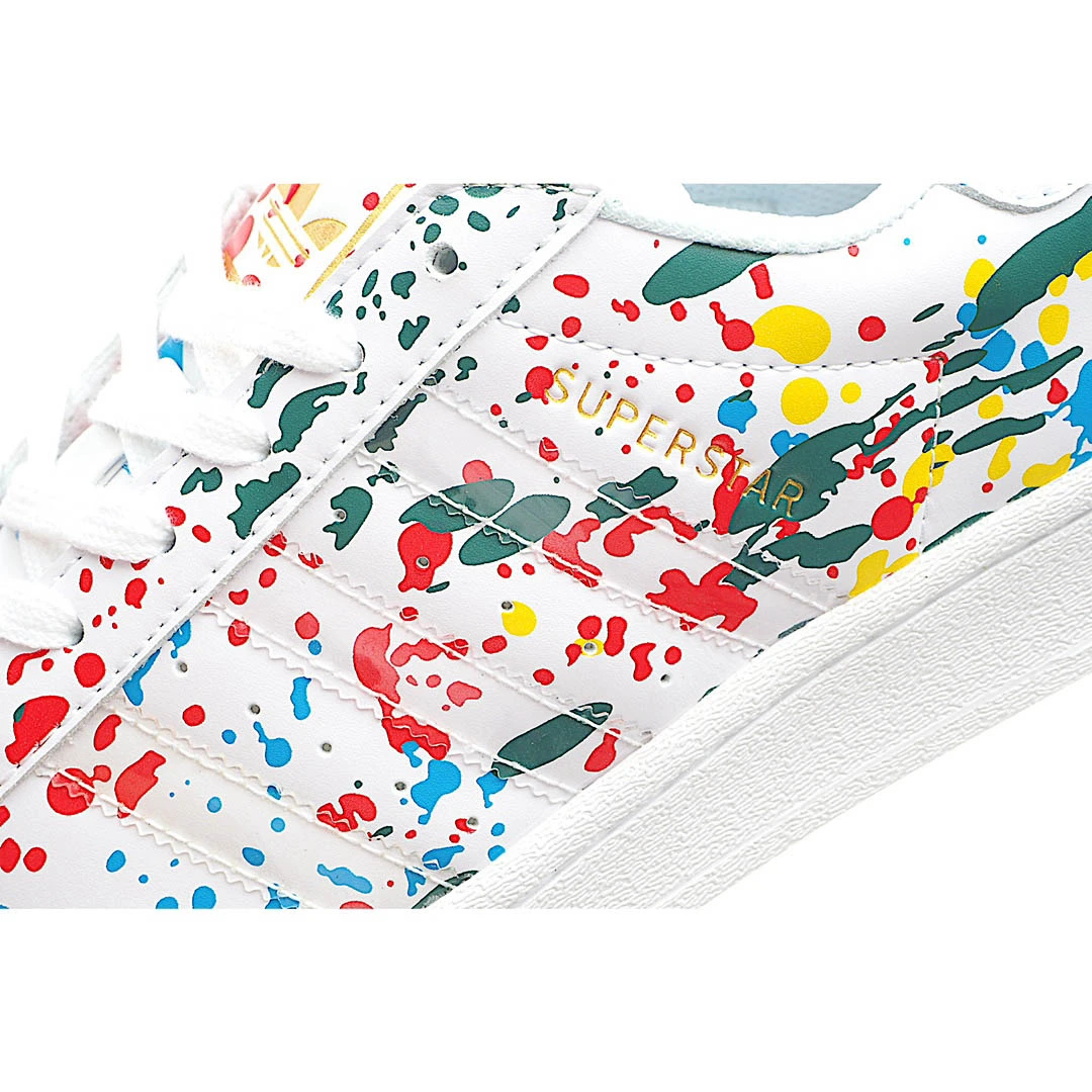 Adidas Superstar 'Splashes, Splatter and Drips - White'