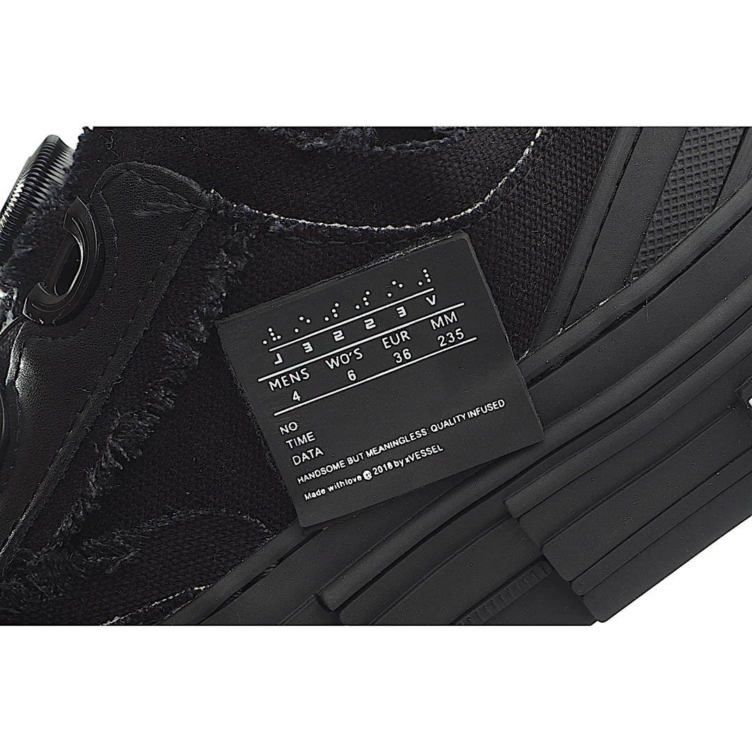 x VESSEL GOP Low canvas vulcanized sneakers