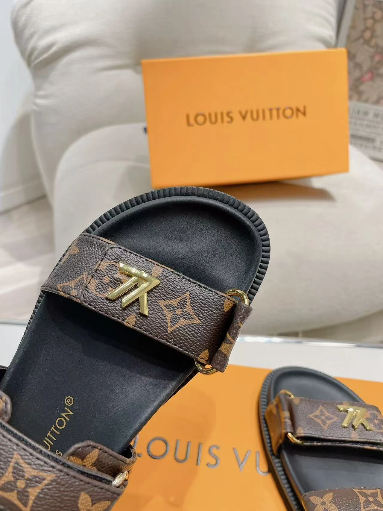 LV Flat Sandals
