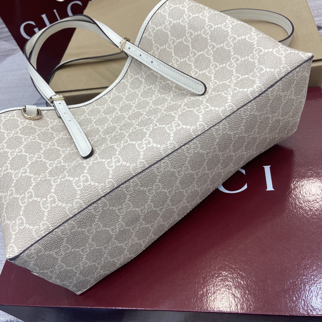 Gucci Emblem Tote Bag