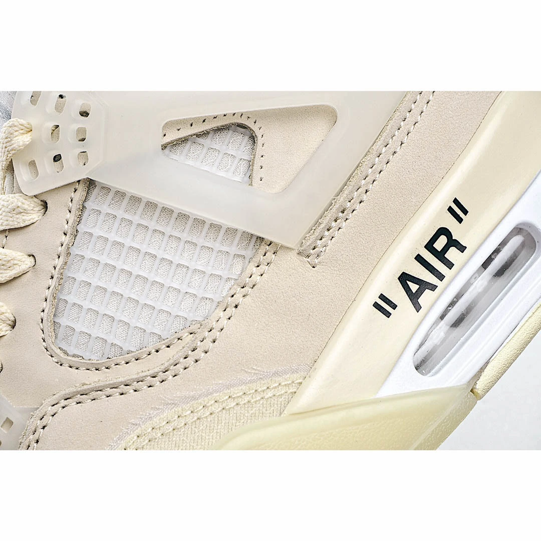 Off-White x Wmns Air Jordan 4 SP 'Sail'