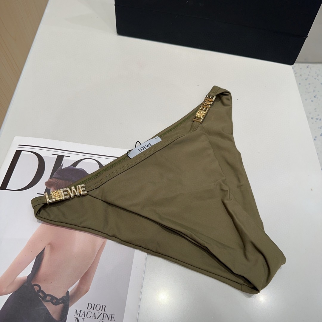 Loewe Halterneck Swimsuit Bikini Set