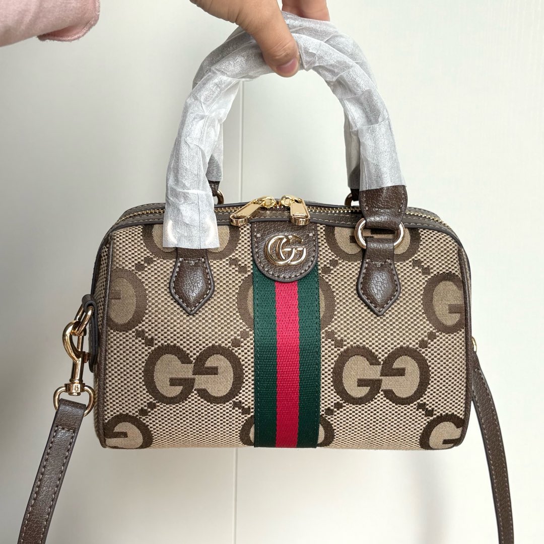 Gucci Ophidia Boston Handle Bag