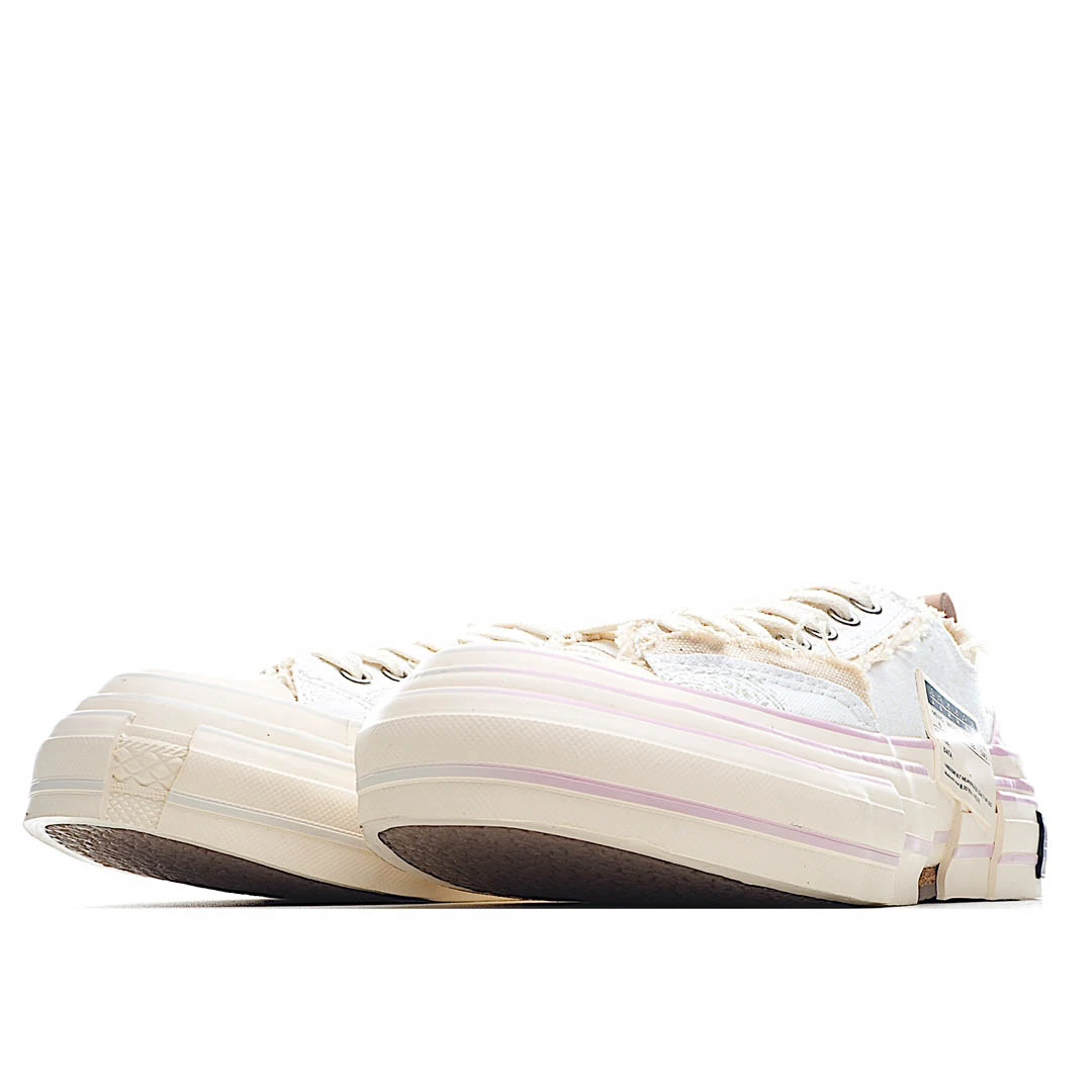 x VESSEL GOP Low canvas vulcanized sneakers