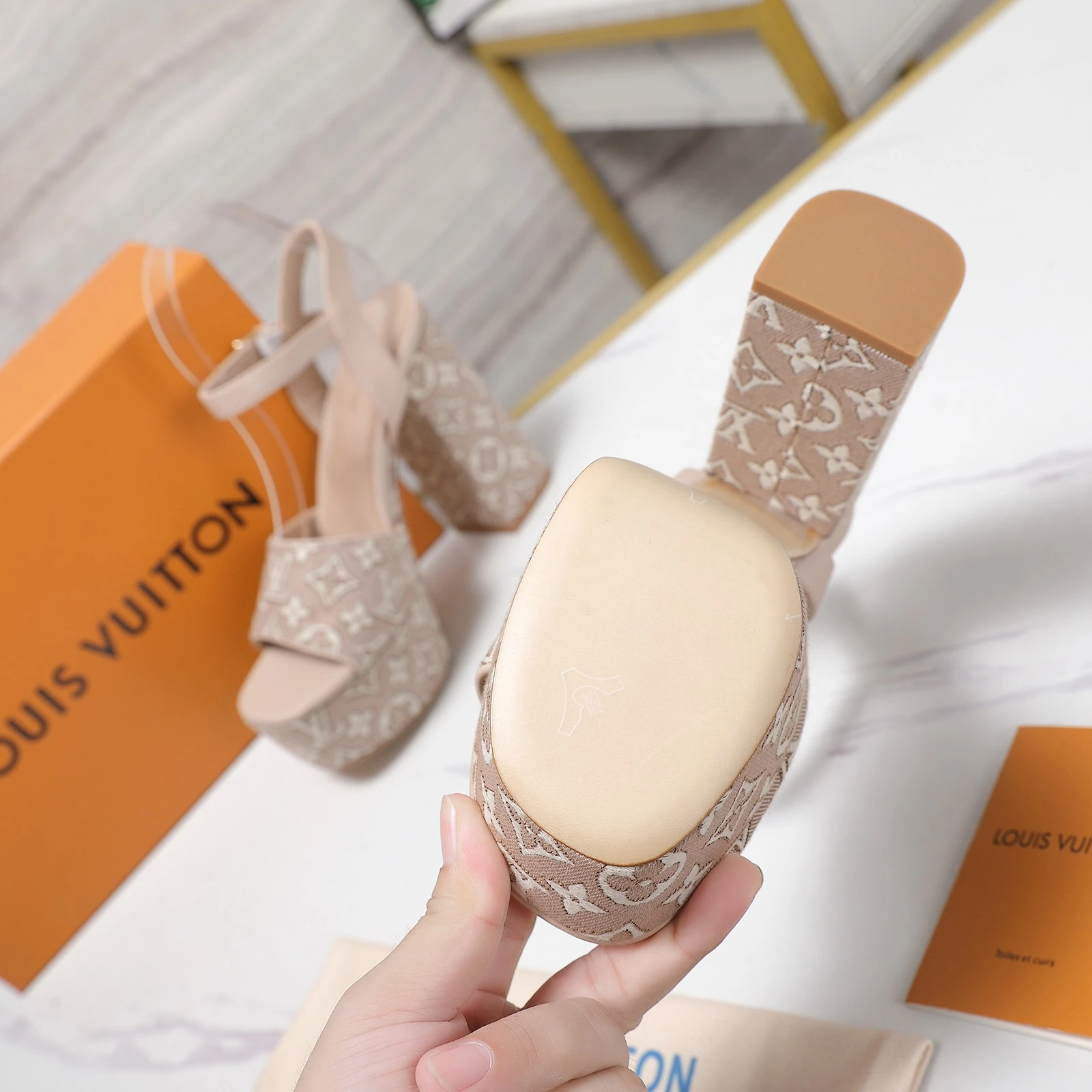 Louis Vuitton 26 SS High Heel Sandals