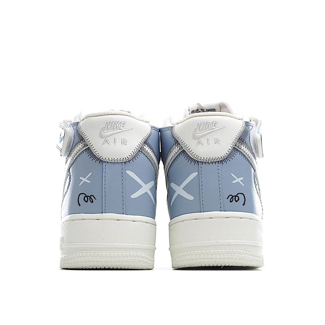 KAWS x Nike Air Force 1 Mid Sneakers