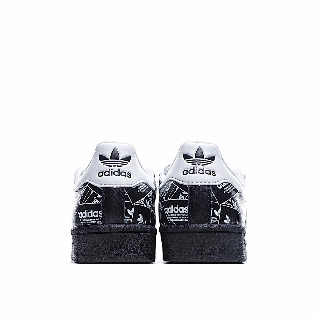 Adidas Superstar 'All Over Print - Black'