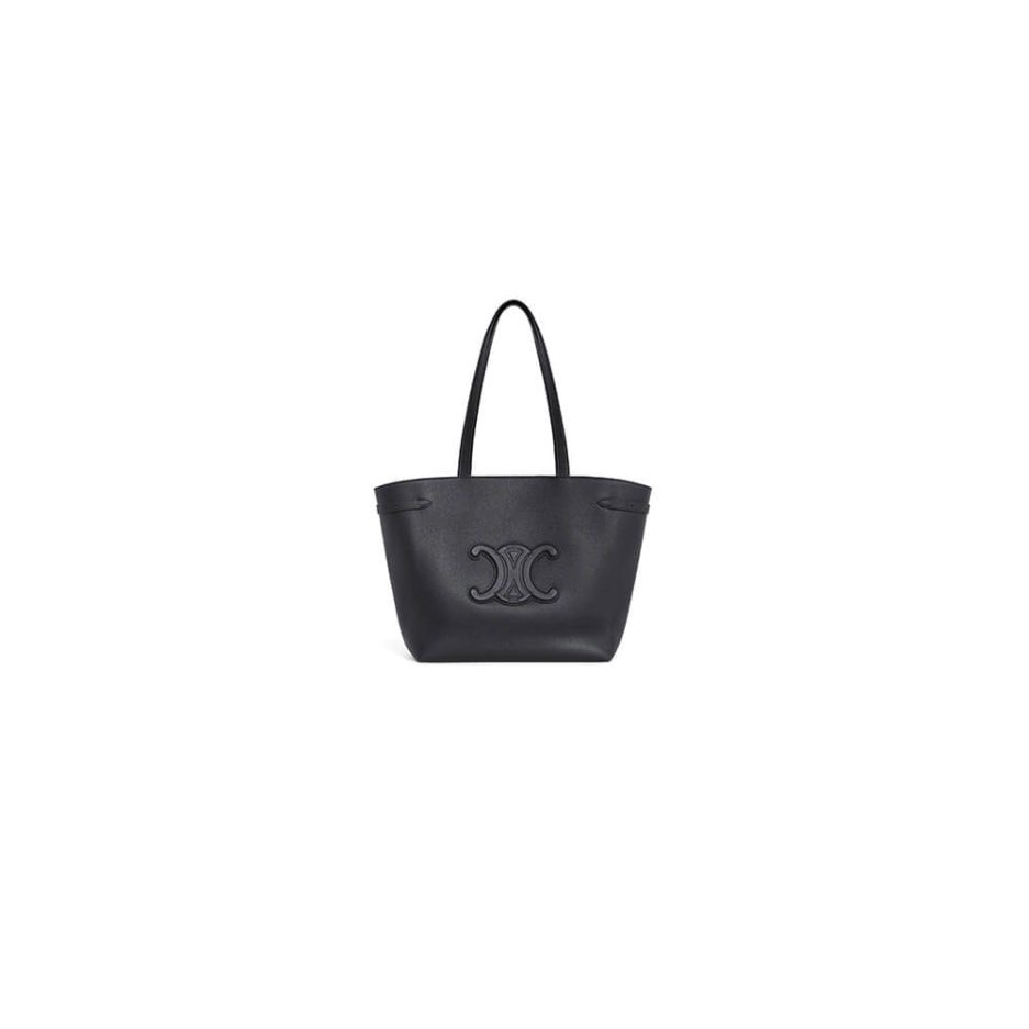 CELINE MEDIUM CABAS ANAIS CUIR TRIOMPHE IN GRAINED CALFSKIN