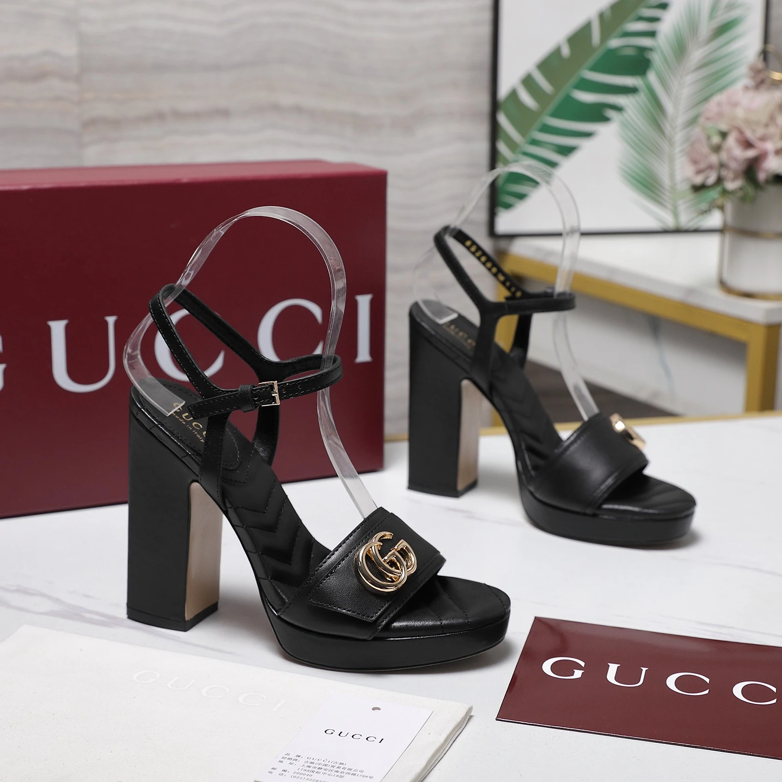 Gucci Spring 2026 New Waterproof Platform Roman Sandals