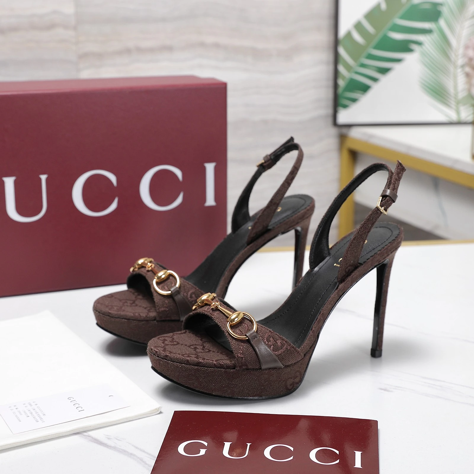 Gucci New High Heeled Sandal