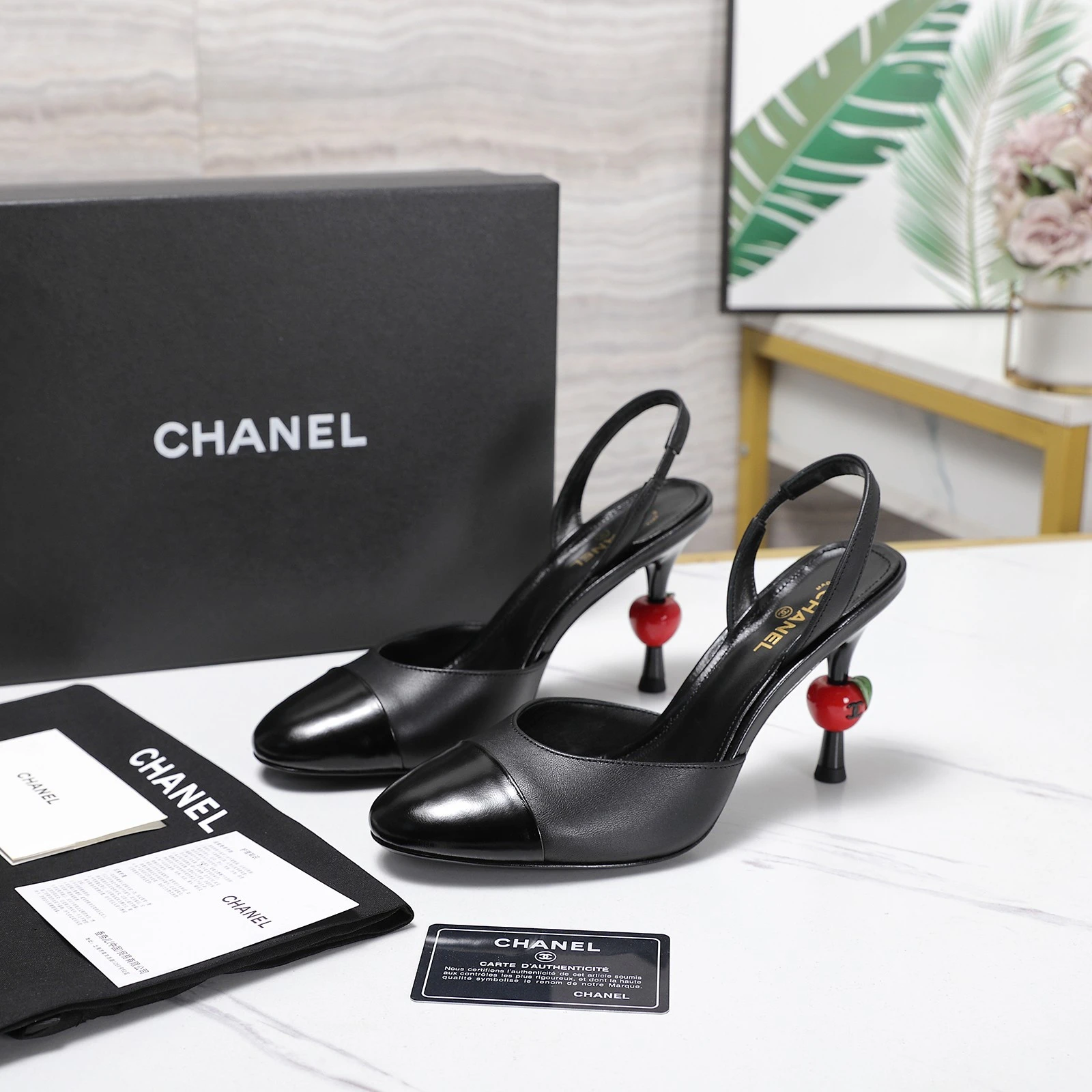 Chanel 26SS Apple and Slingback Sandals