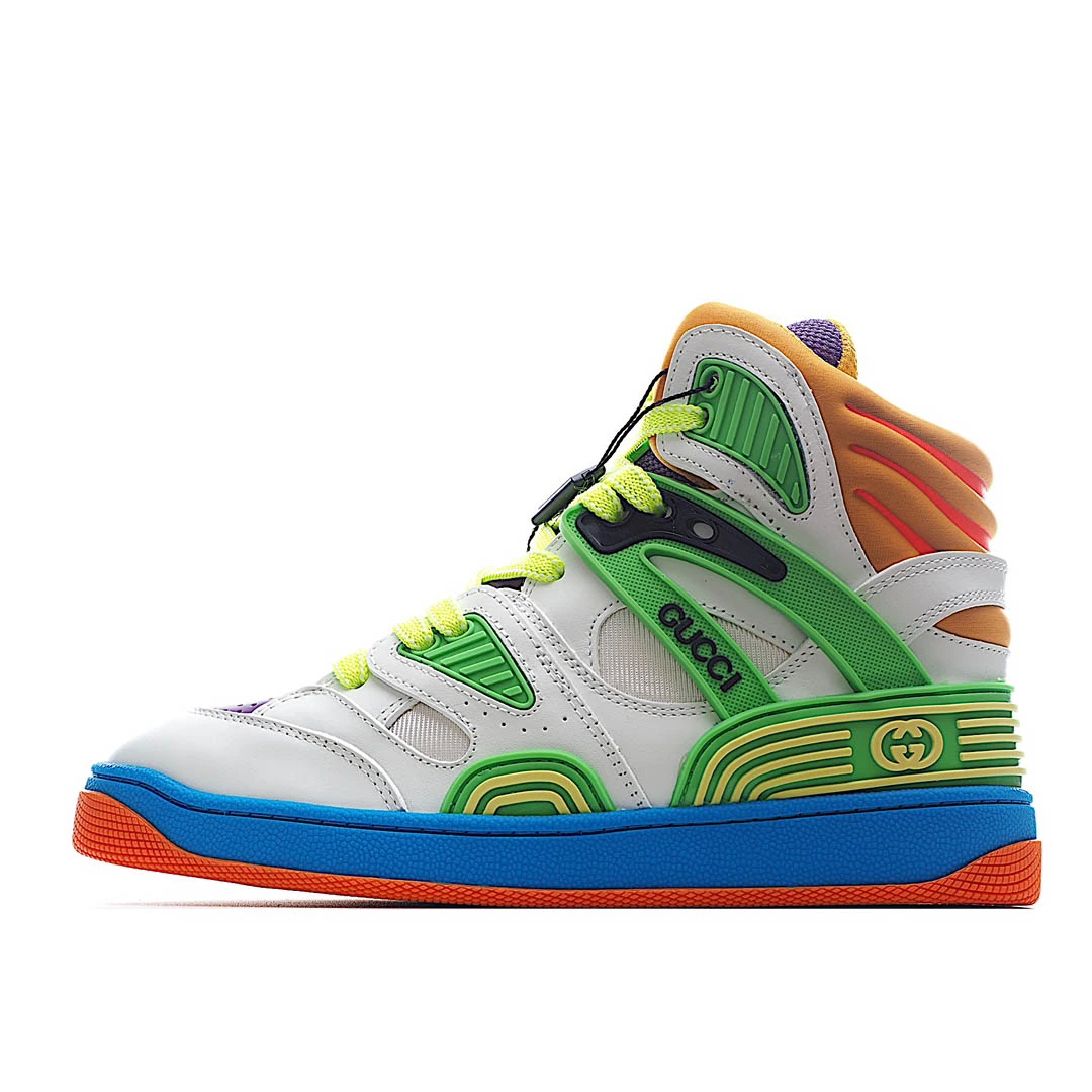 Gucci 20S Basket High Top Vintage Sneakers