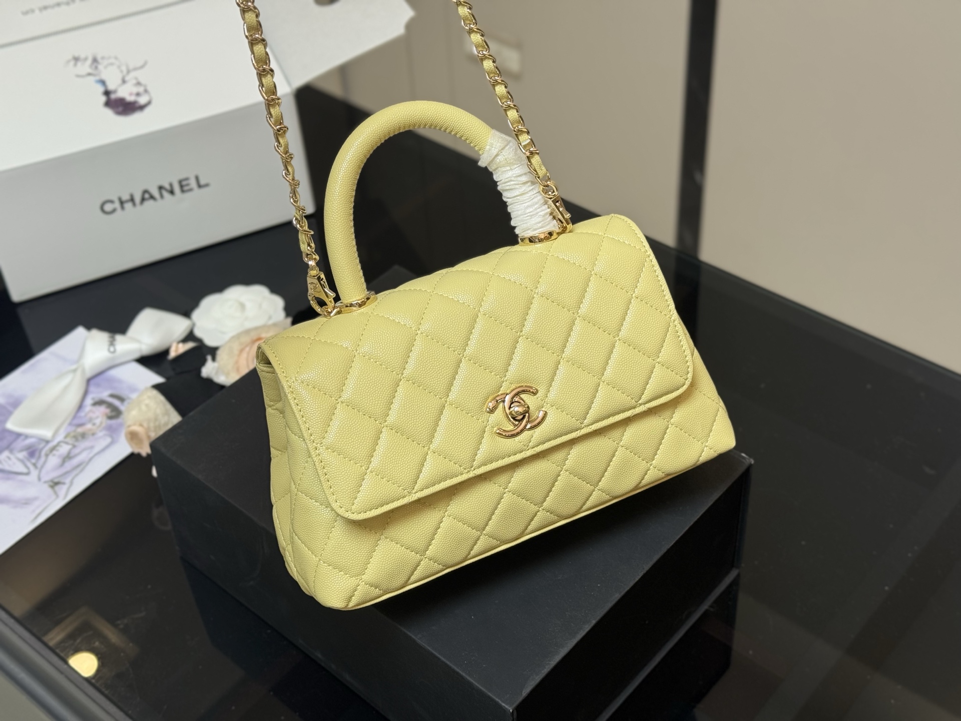Chanel coco handle bag