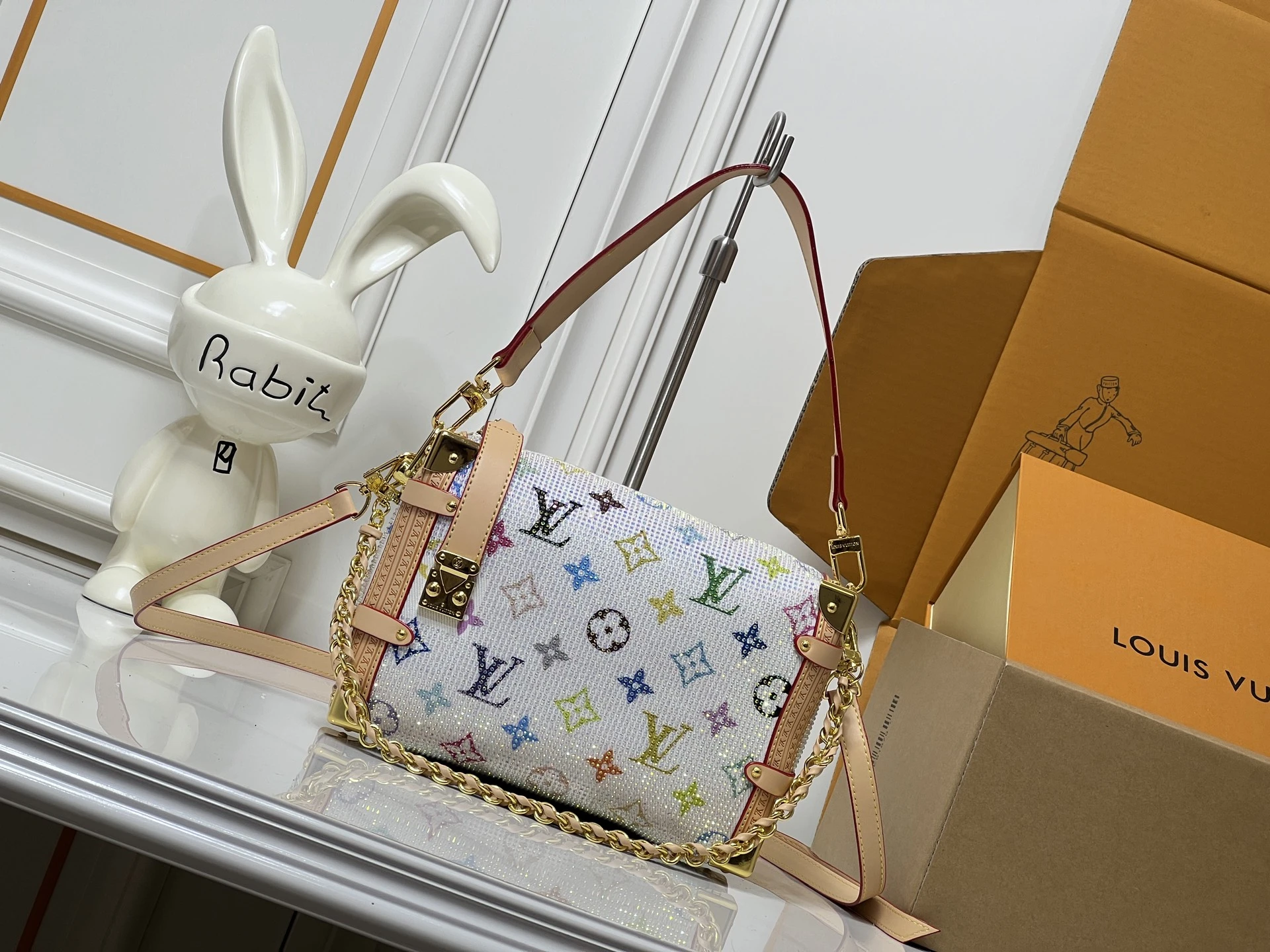 LV Diamond Side Trunk