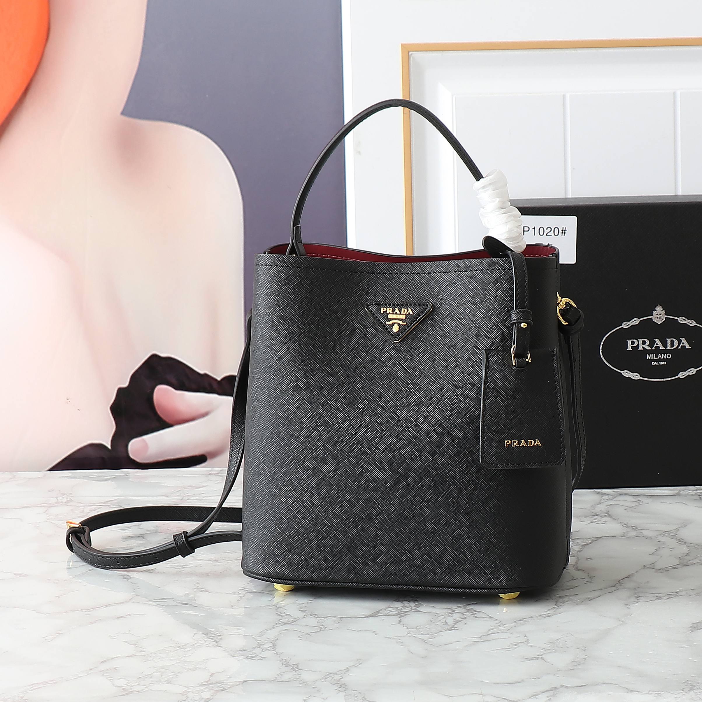PRADA DOUBLE BUCKET