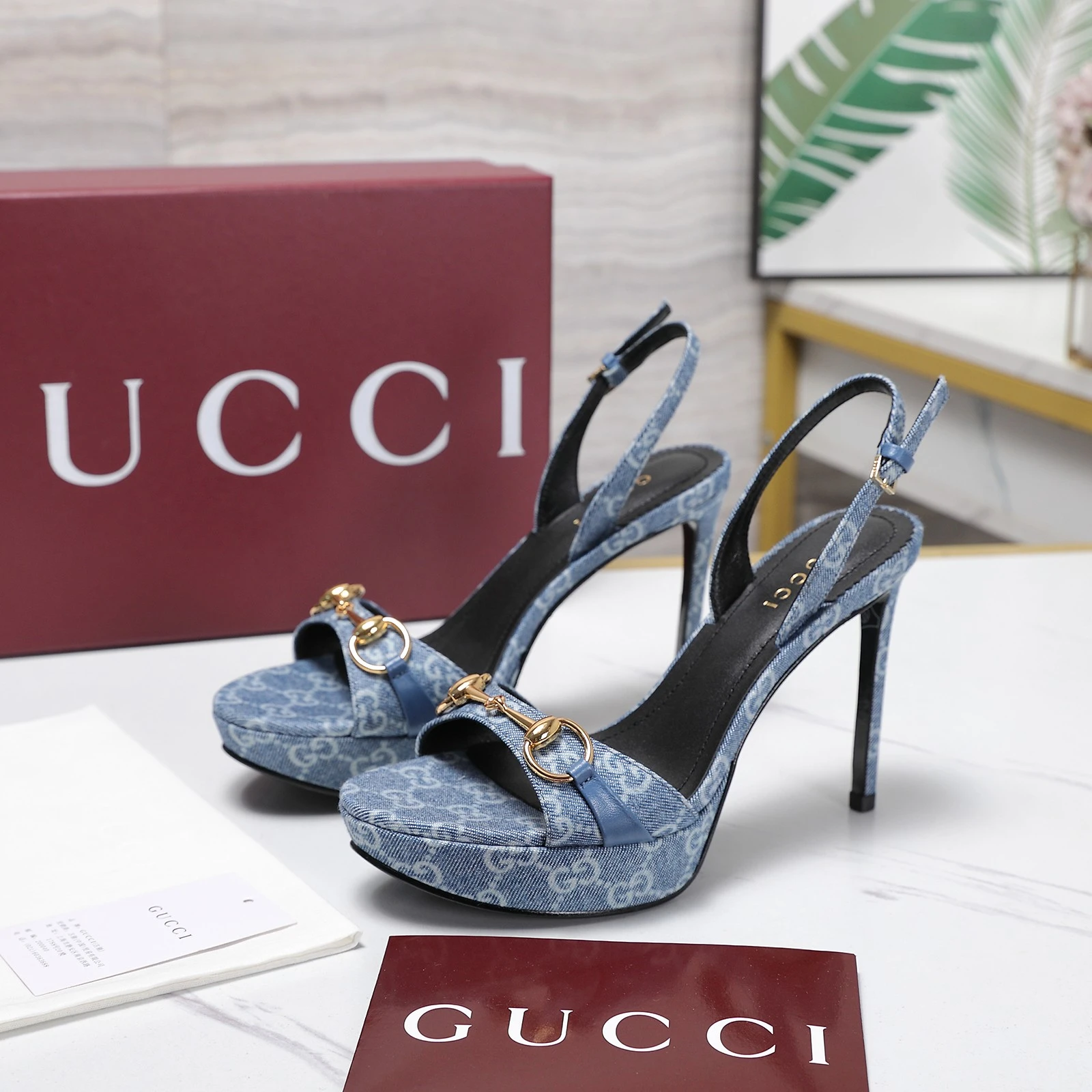 Gucci New High Heeled Sandal