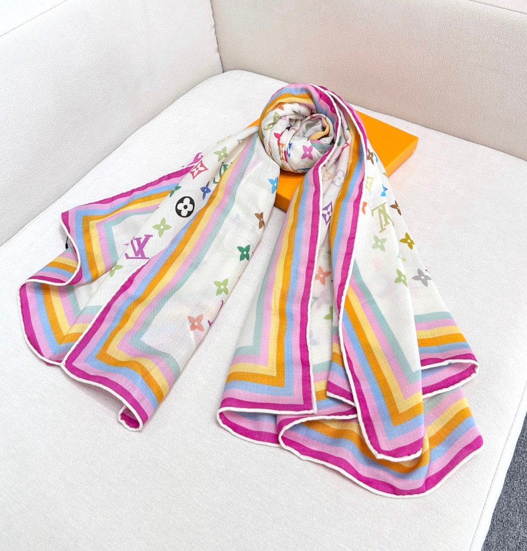 LV x TM Monogram Multicolor Shawl
