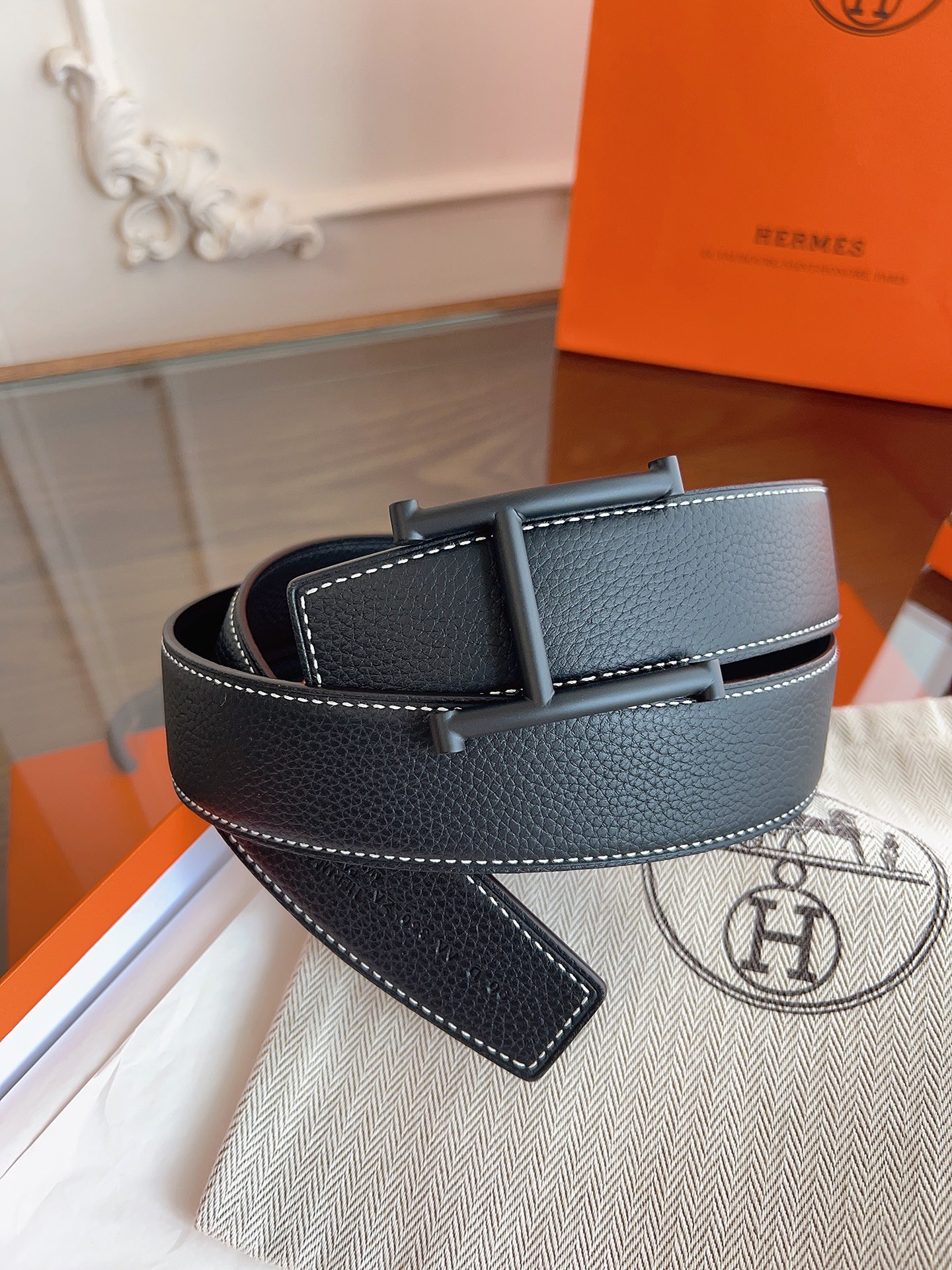 Hermes Belt Width 37mm Size 95-125cm
