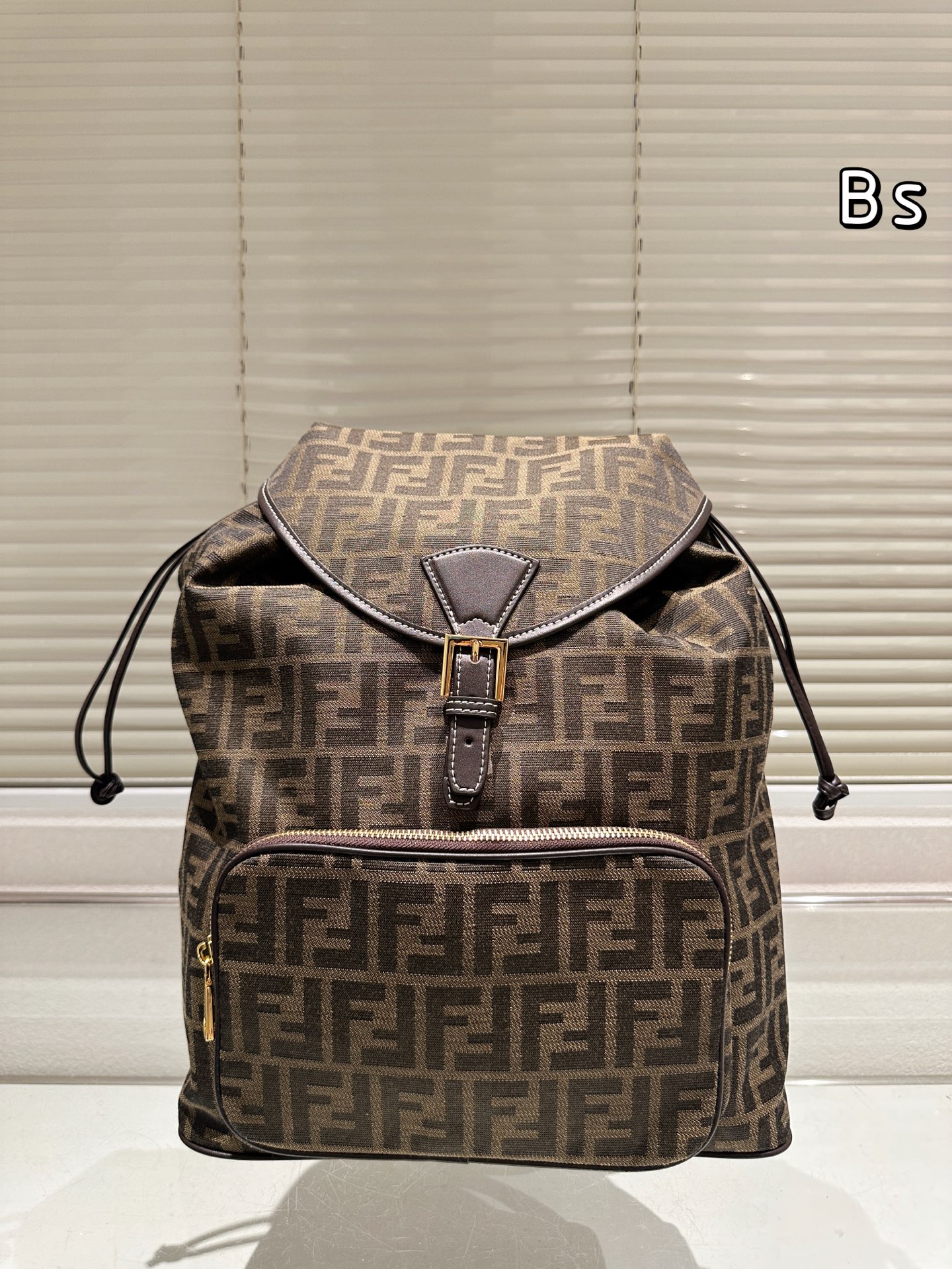 FENDI FF Monogram Double Shoulder Bag