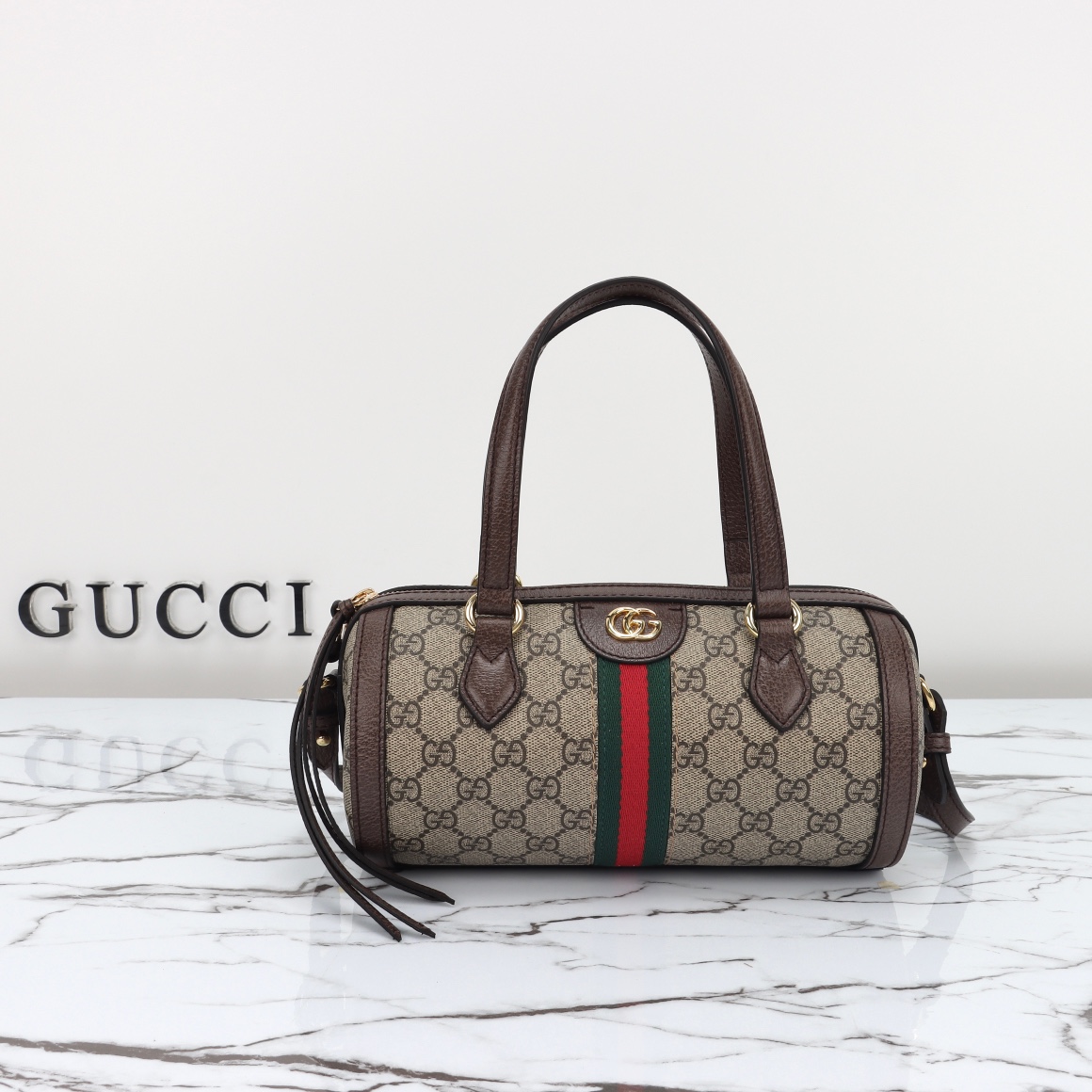 Gucci Ophidia Boston Handle Bag