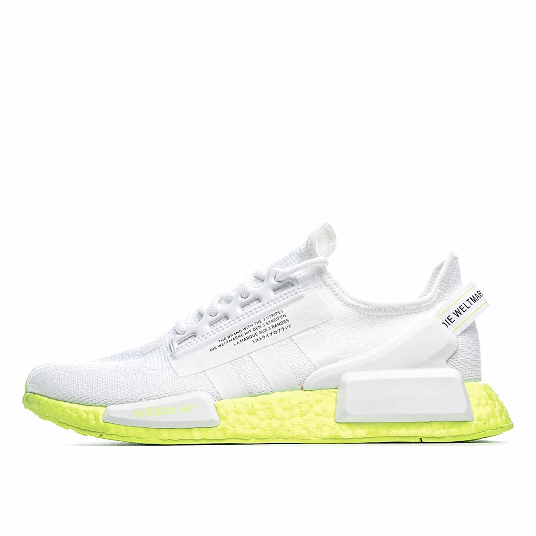 Adidas NMD_R1 V2 'White Solar Yellow'