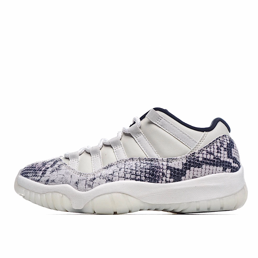 Air Jordan 11 Retro Low 'Light Bone Snakeskin'