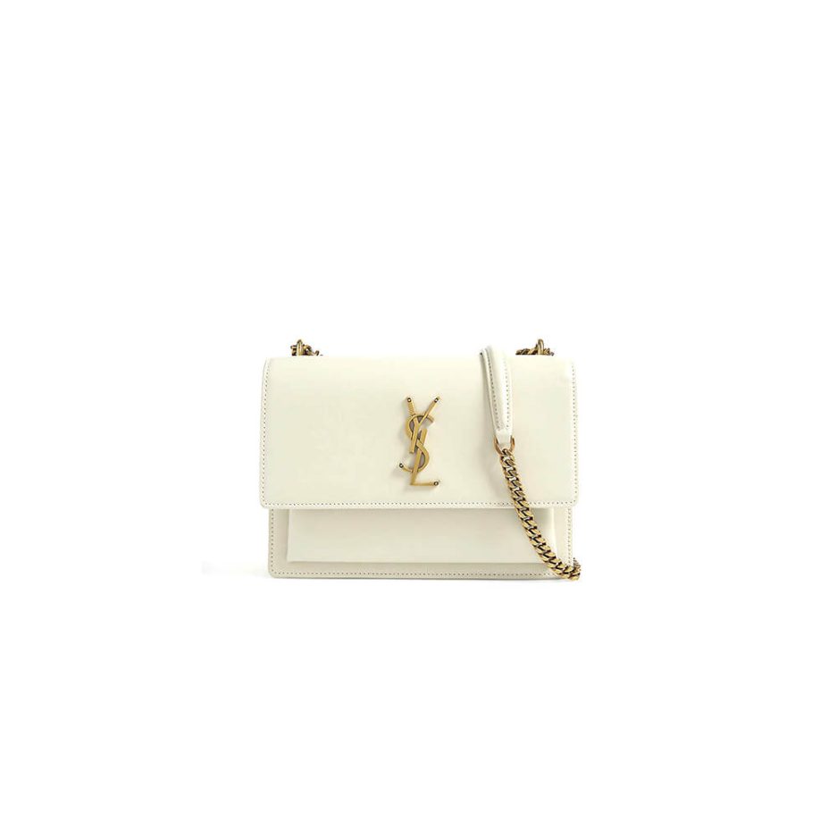 SUNSET CHAIN BAG IN SMOOTH LEATHER