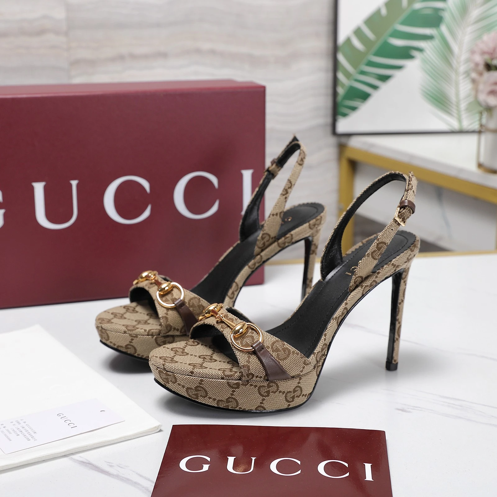 Gucci New High Heeled Sandal