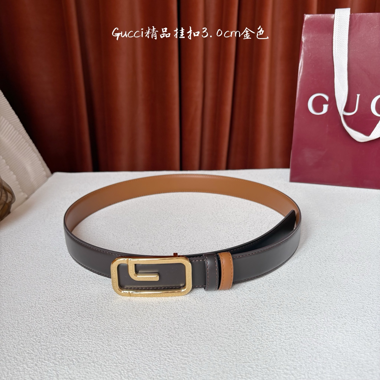 Gucci Belt for Men Width 30mm