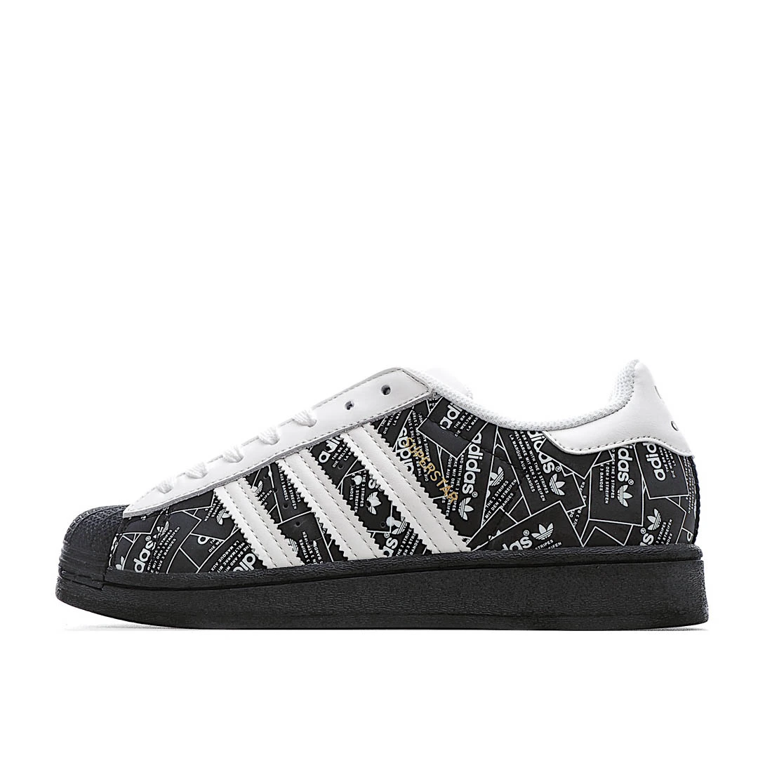 Adidas Superstar 'All Over Print - Black'