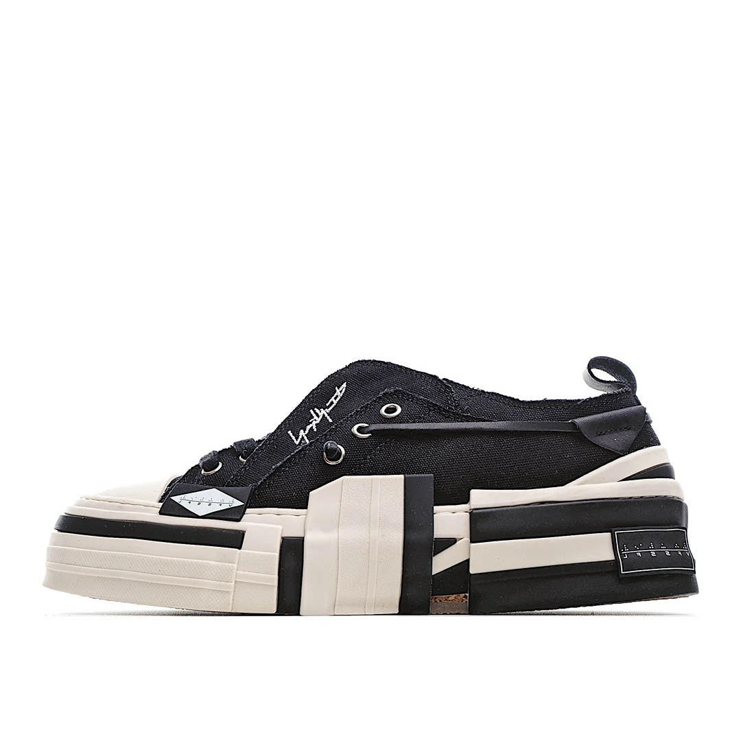 x VESSEL GOP Low canvas vulcanized sneakers
