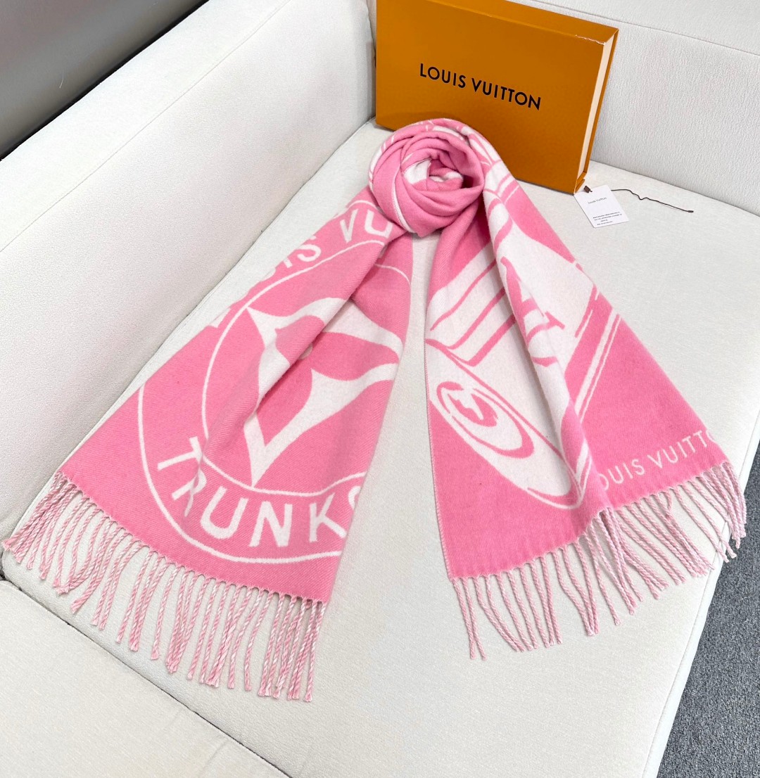 Louis Vuitton Cashmere Wool Scarf