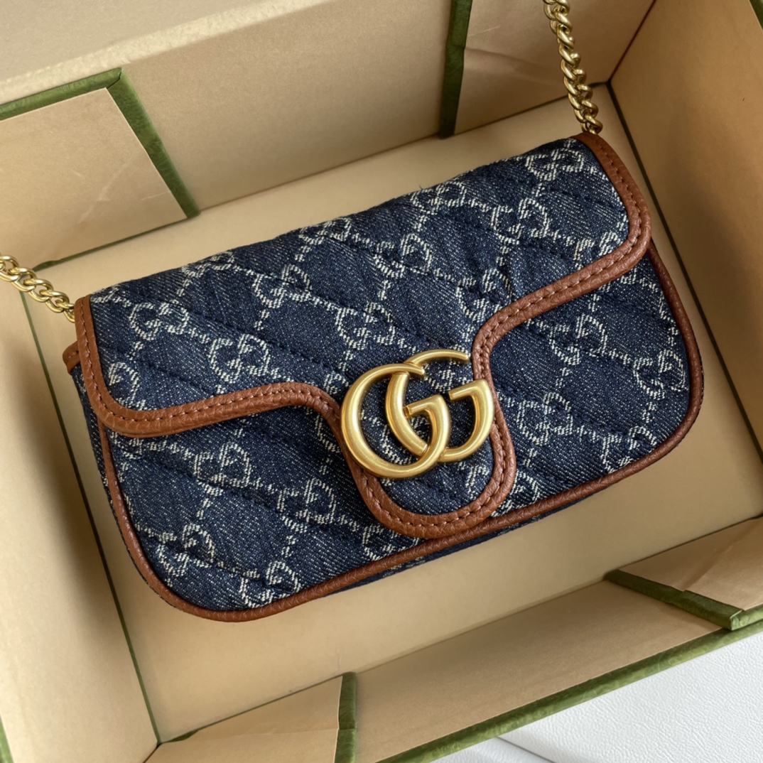 GG Demin Chain Bag