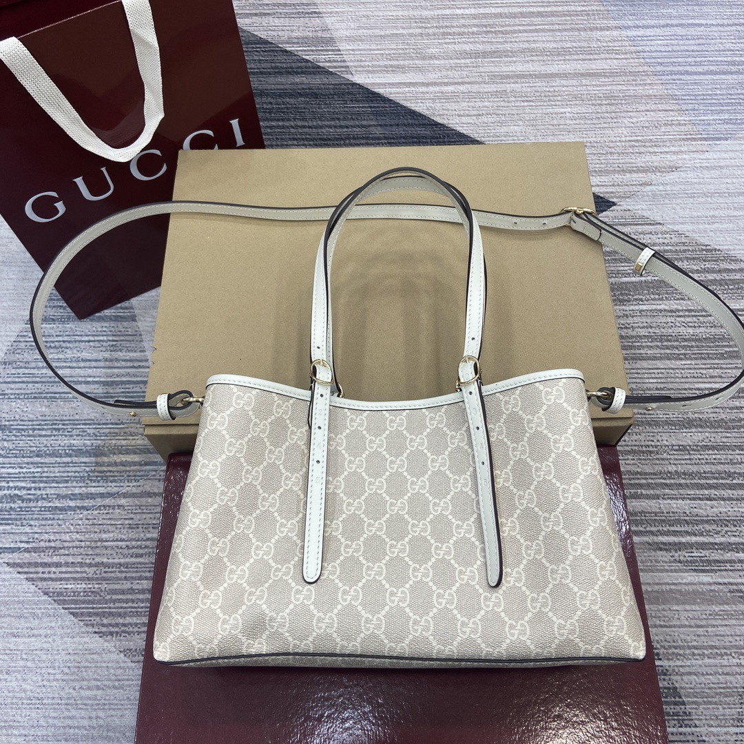 Gucci Emblem Tote Bag