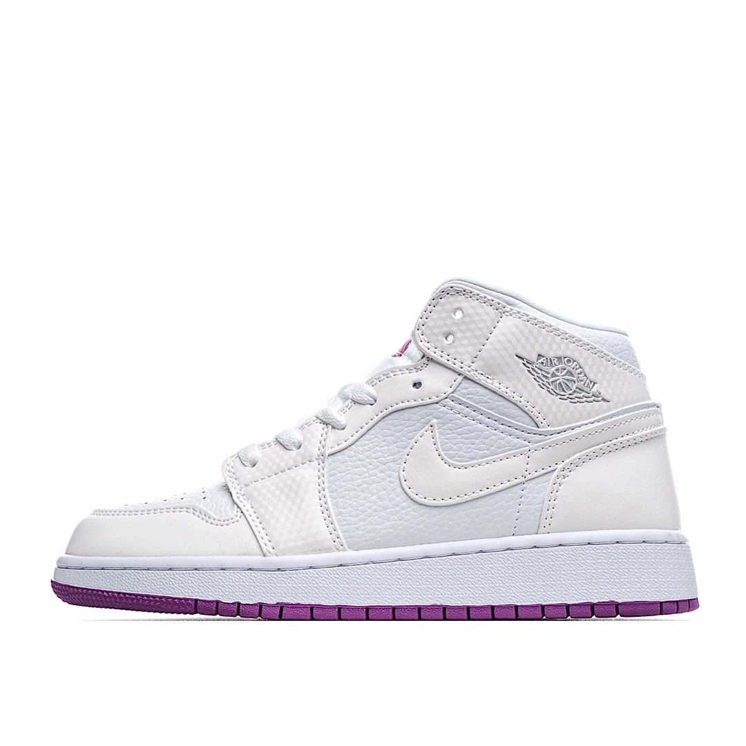 Air Jordan 1 Mid GG AJ1 Joe 1 Colorful Pink Chameleon Ultraviolet Temperature Change 555112-ID