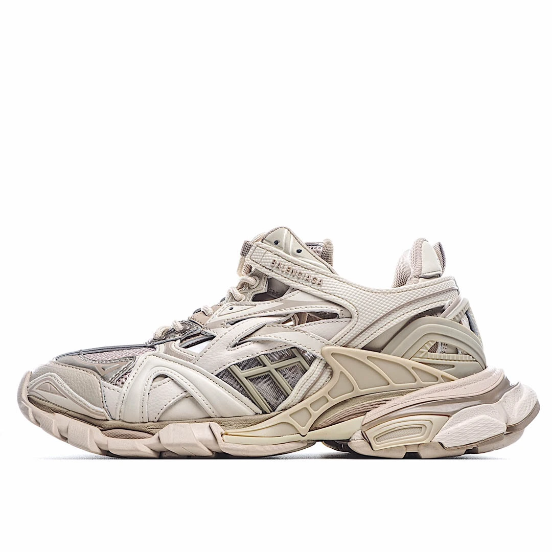 Balenciaga Sneaker Tess s.Gomma MAILLE WHITE/ORANGE