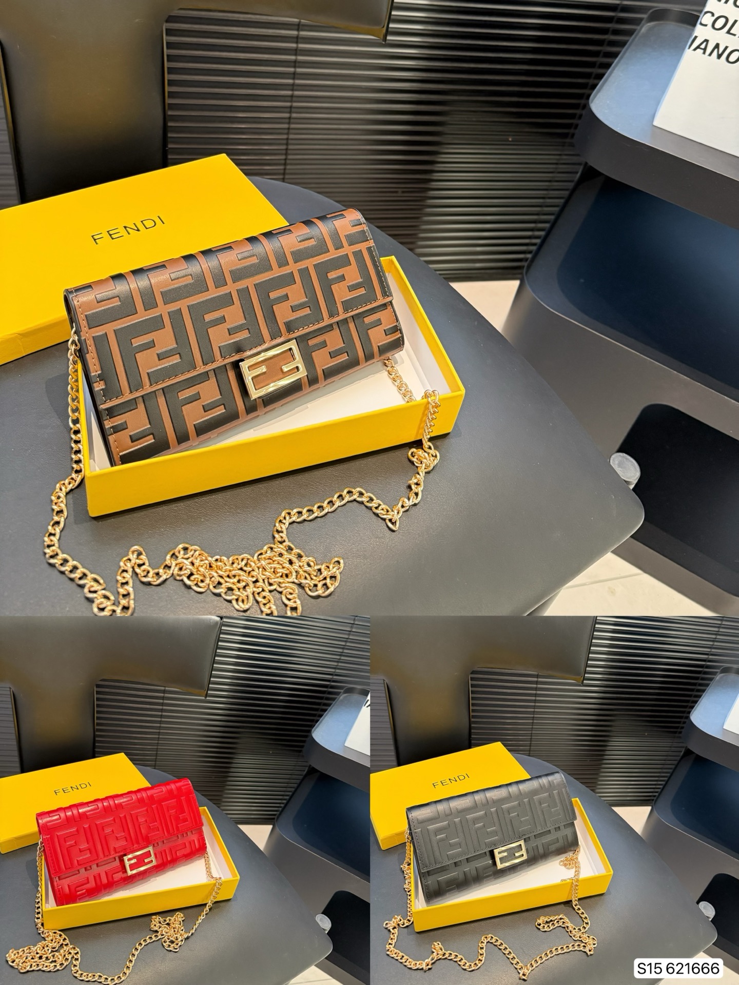 FENDI Baguette Crossbody Bag