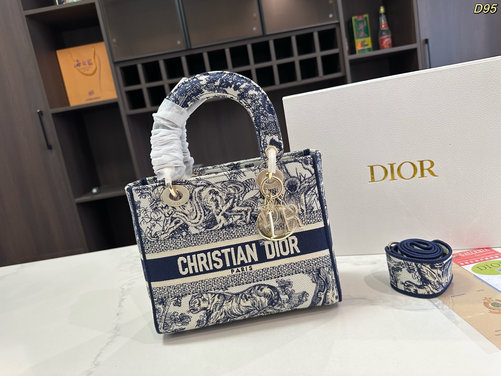 Dior Lady D-LITE Tote Bag