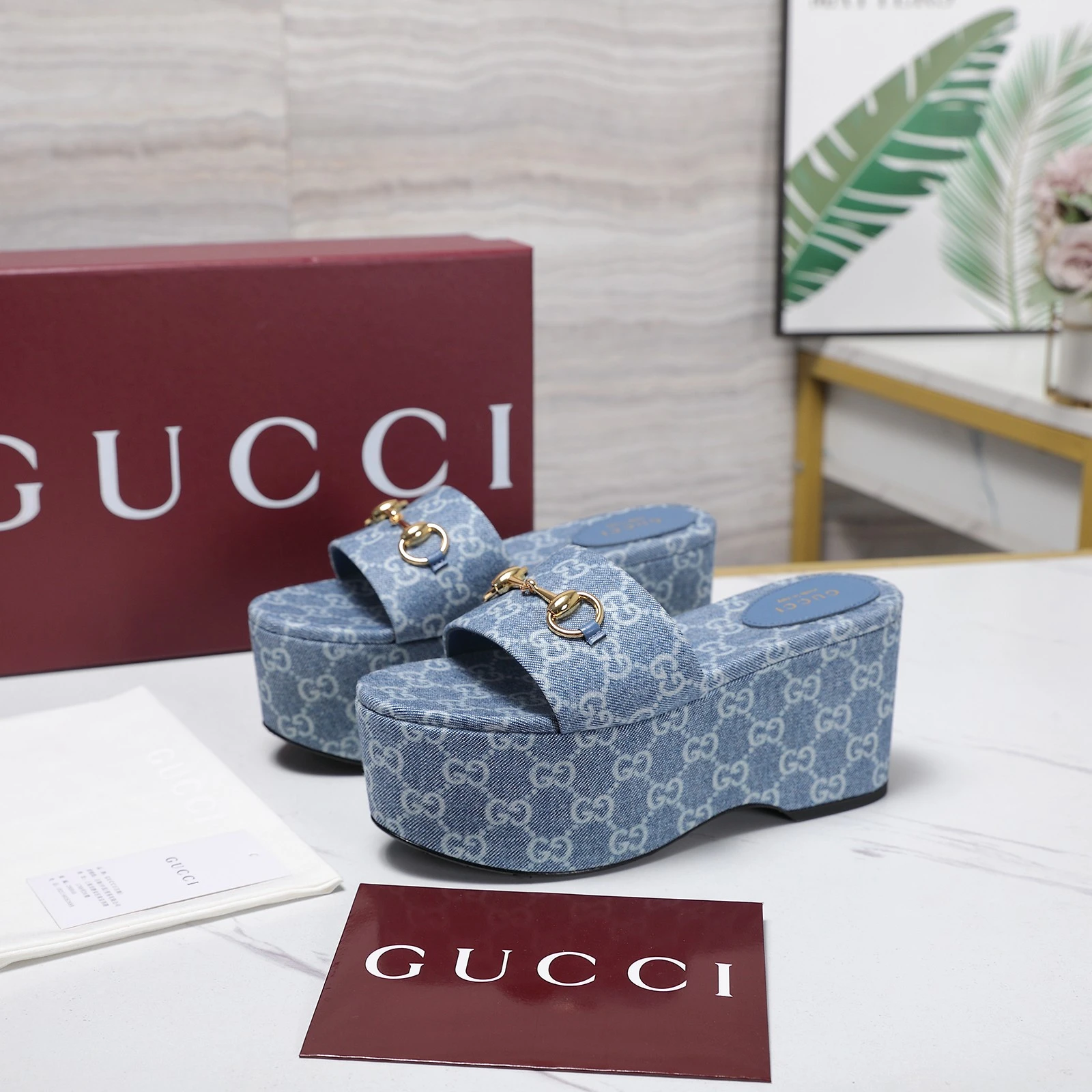 Gucci Slope Water Table Slippers