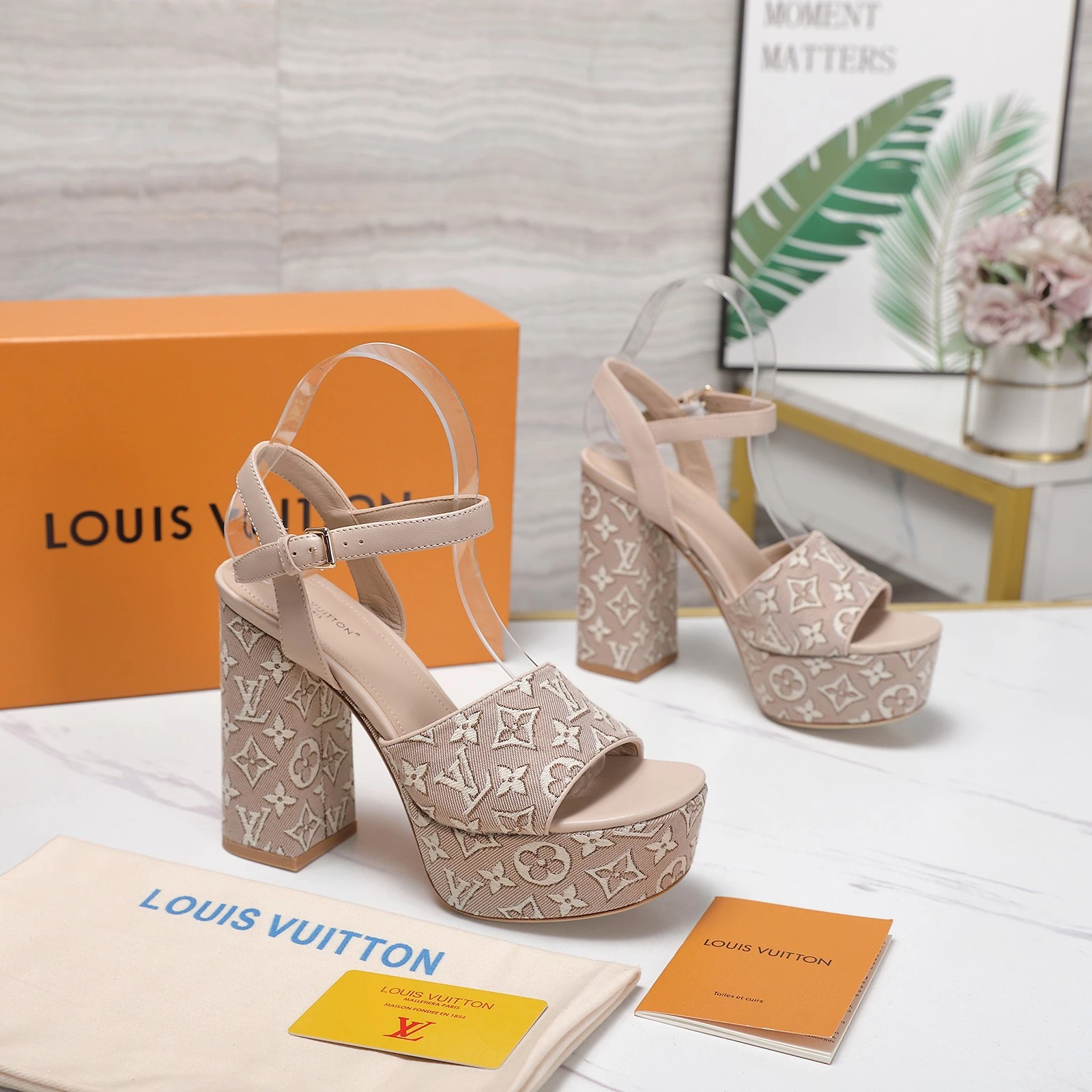 Louis Vuitton 26 SS High Heel  Sandals