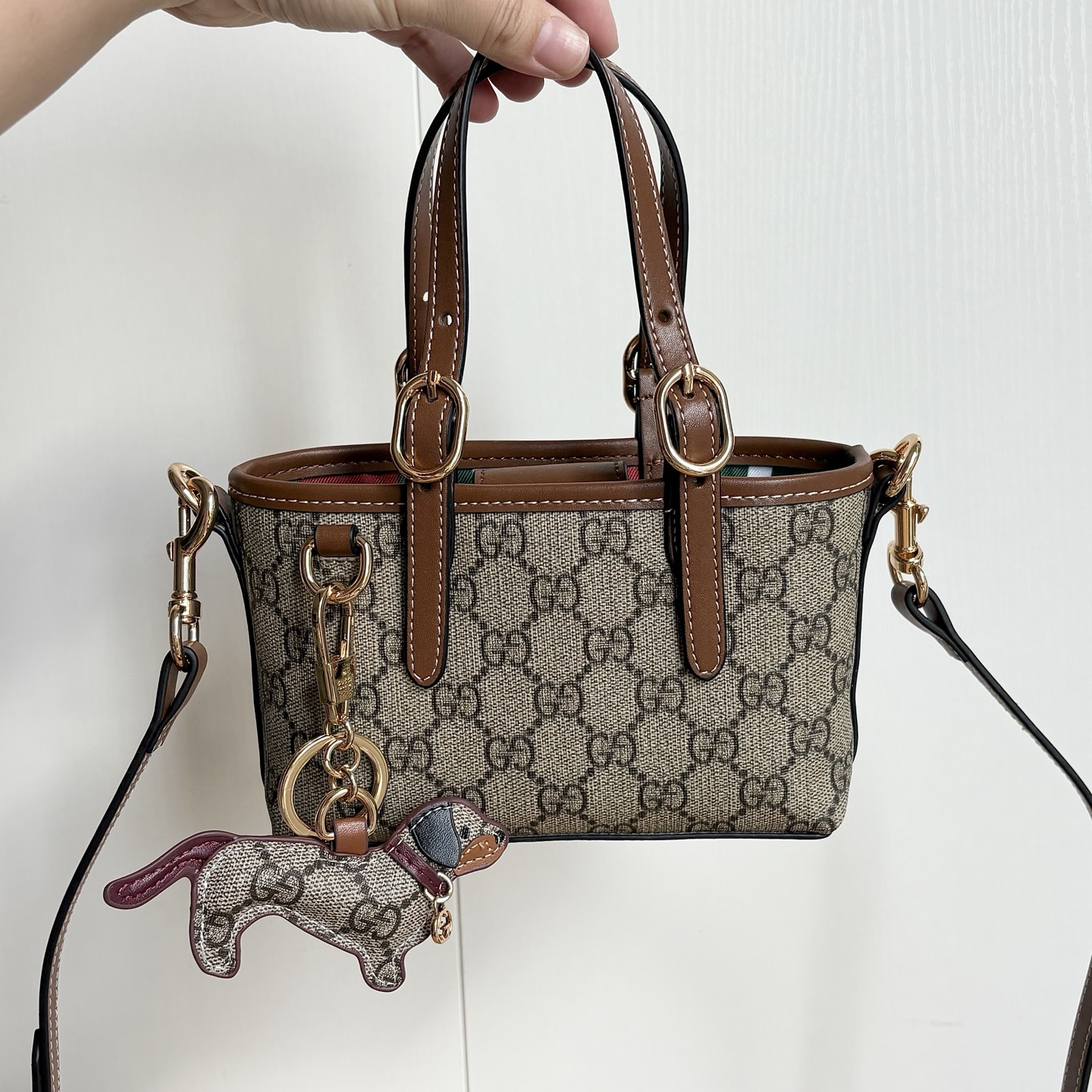 Gucci Emblem Mini Tote Bag
