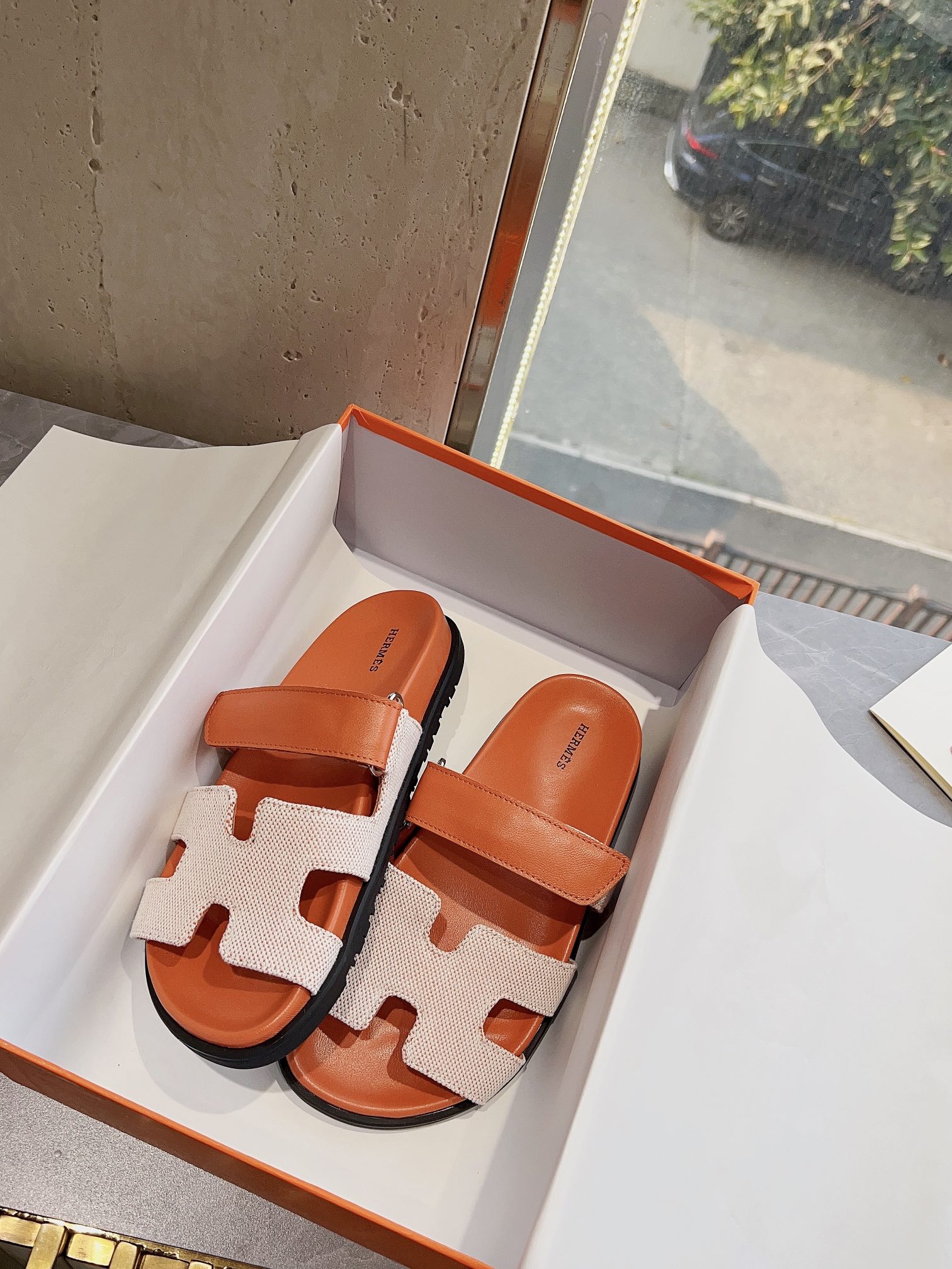 Hermes Slippers